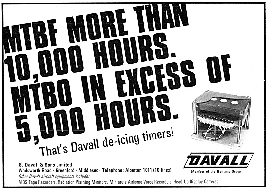 Davall De-Icing Timer Controls 1967                              