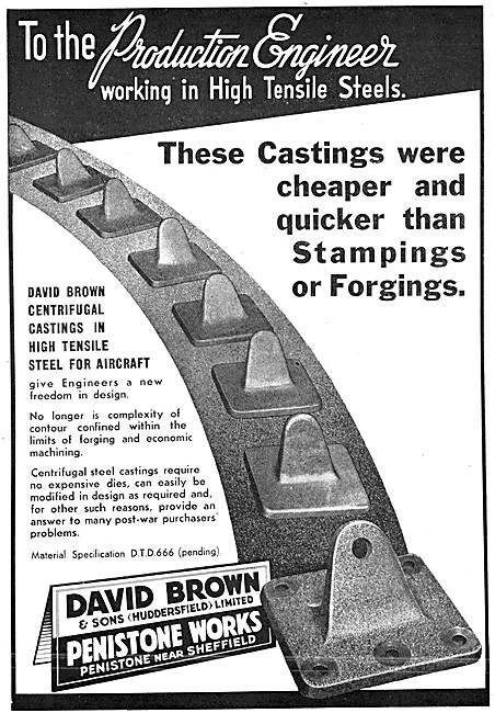 David Brown Engineering - High Tensile Steel Castings            
