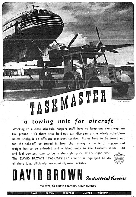 David Brown Taskmaster Aircraft Tug                              