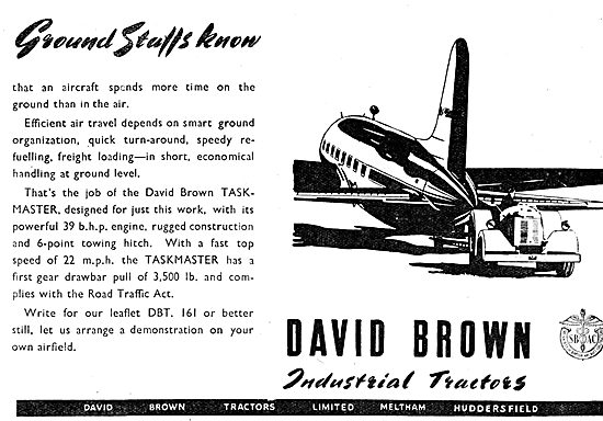 David Brown Industrial Tractors - David Brown Taskmaster. 1950   