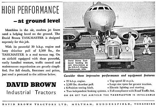 David Brown Taskmaster Airfield Tractor                          