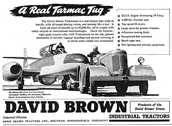 David Brown Industrial Tractors - Airfield Tugs - Taskmaster     