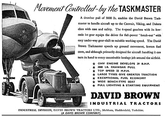 David Brown Taskmaster Aircraft Tug / Tractor                    