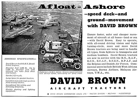 David Brown Aircraft Movement Tractors                           