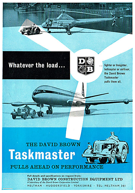 David Brown Taskmaster Aircraft Tug                              