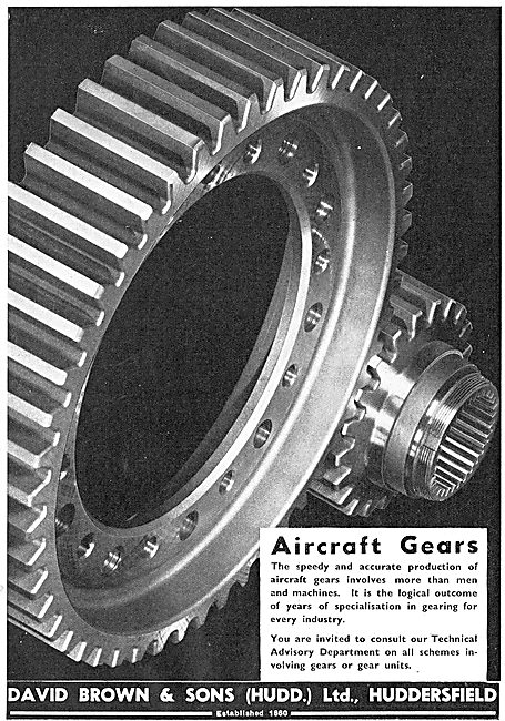 David Brown Aircraft Gears                                       