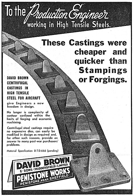 David Brown High Tensile Steel Castings                          