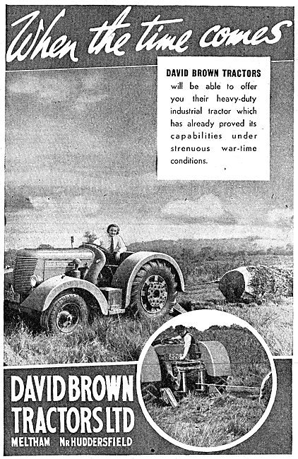 David Brown Tractors 1942 Advert                                 