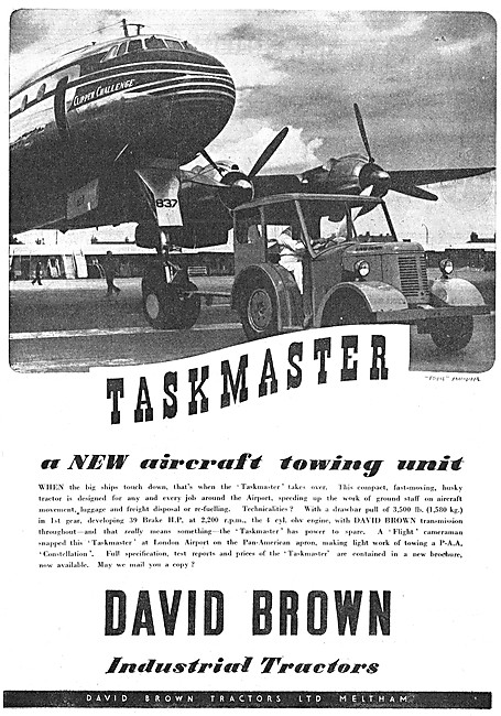 David Brown Aircraft Tugs                                        