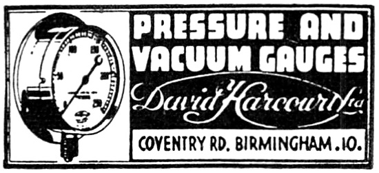David Harcourt Industrial Pressure & Vacuum Gauges               
