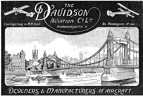 Davidson Aviation - Davidson Aeroplanes                          