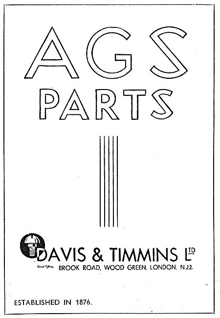 Davis & Timmins AGS Parts                                        