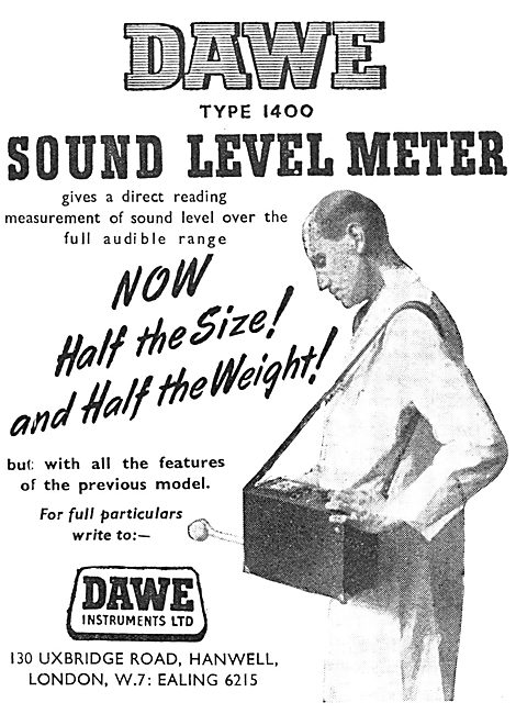 Dawe Instruments. Hanwell. Type 1400 Sound Level Meter           