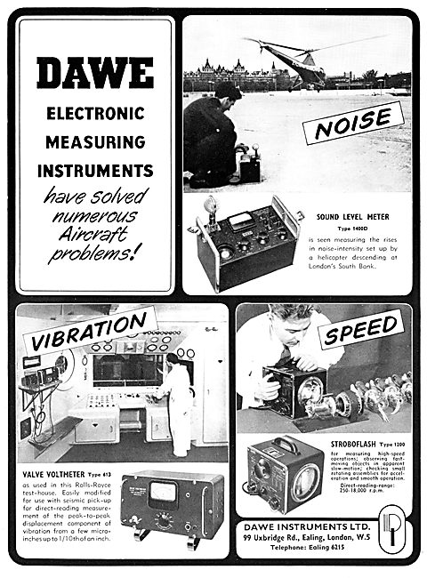 Dawe Instruments. Electronic Measuring Instruments. 1957         