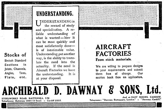 Archibald D.Dawnay. Aircraft Factory Design & Construction       