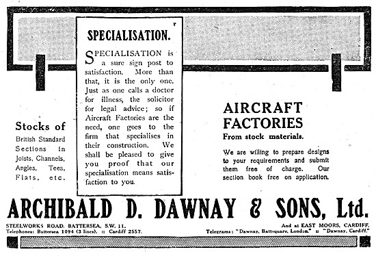 Archibald Dawnay Standard Sections In Joints, Channels & Tees Etc