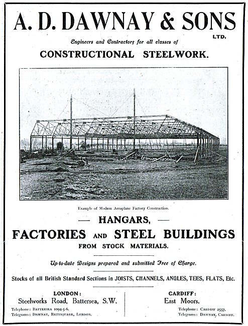 Archibald D.Dawnay. Aircraft Factory Design & Construction       