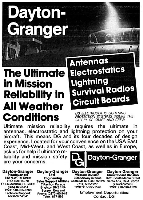 Dayton Granger Anrennas, Electrostatics & Circuit Boards         