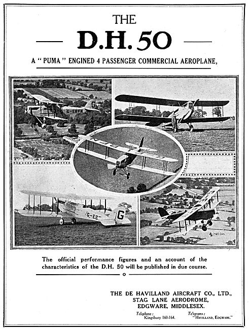 De Havilland D.H.50                                              