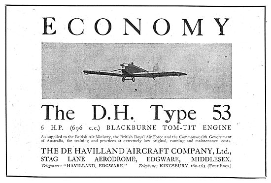 De Havilland DH53                                                