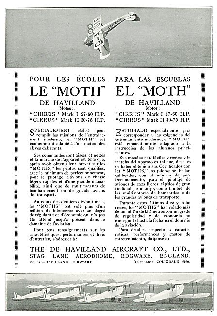 Le Moth Pour Les Ecoles - El Moth Para Las Escuelas  G-AUAF      