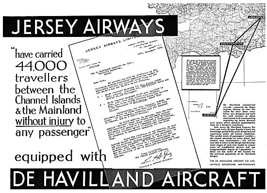 De Havilland DH86 Express Air Liner: Jersey Airways              