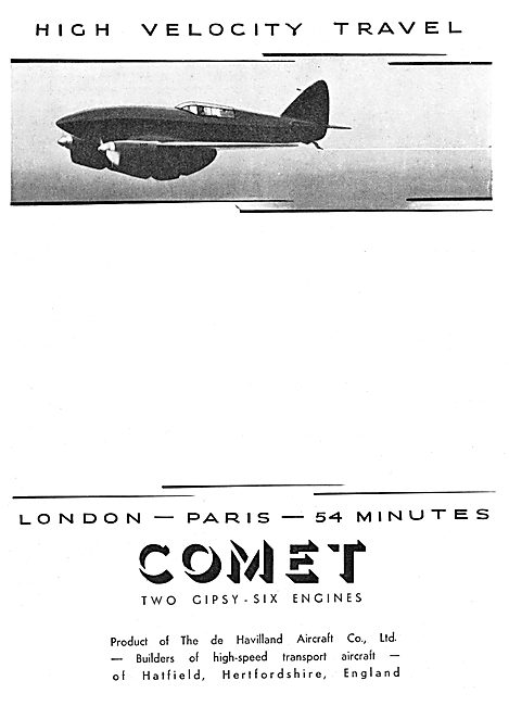 De Havilland Comet Racer                                         