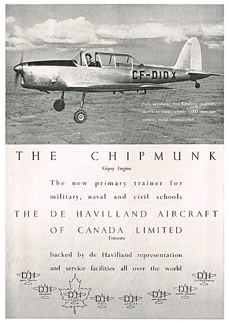 De Havilland DHC 1 Chipmunk                                      