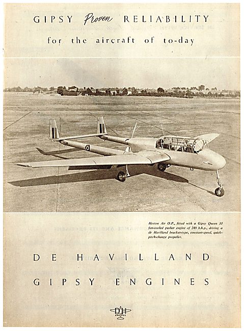 De Havilland Gipsy Queen - Heston Air O.P.                       