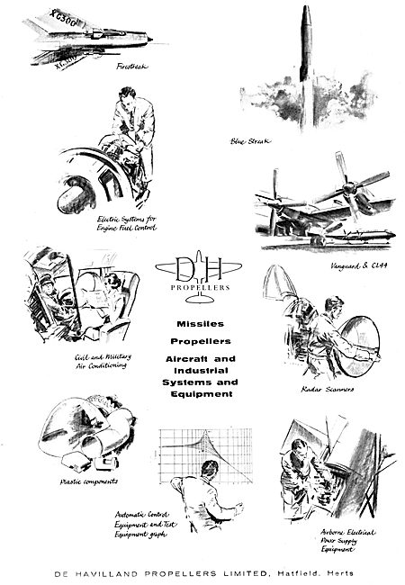 De Havilland Propellers Division 1959 Projects & Activities      
