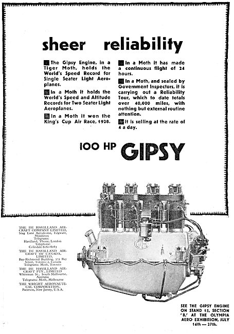 De Havilland Gipsy                                               