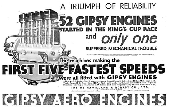 De Havilland Gipsy Aero Engine                                   