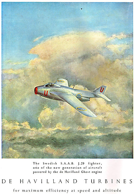De Havilland Ghost - SAAB J.29                                   