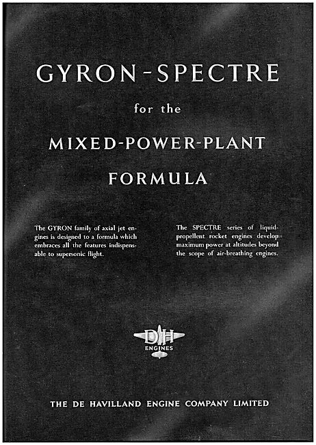 De Havilland Gyron-Spectre Mixed Powerplant Formula              