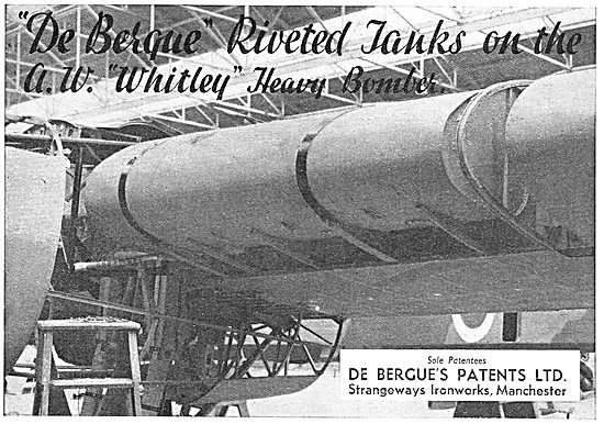 De Bergue's Patents: De Bergue Riveted Tanks - A.W.Whitley       