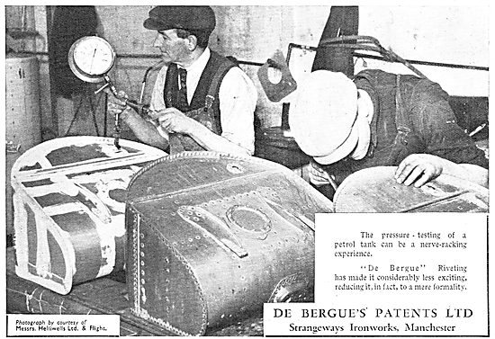 De Bergue's Patents Riveting System                              