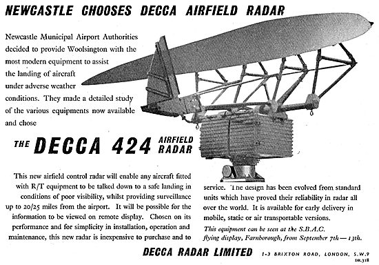 Decca 424 Airfield Control Radar - Newcastle Airport             