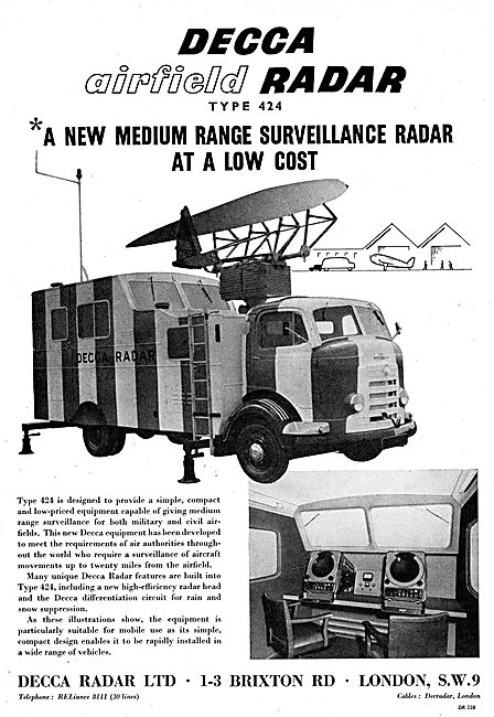 Decca 424 Airfield Control Surveillance Radar                    