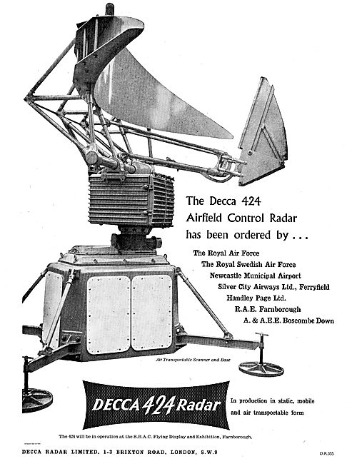 Decca 424 Airfield Control Radar                                 