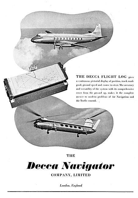 Decca Navigator Flight Log                                       