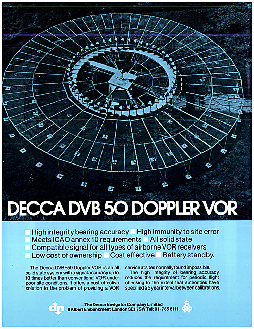 Decca DVB-50 Doppler VOR Station Installations                   