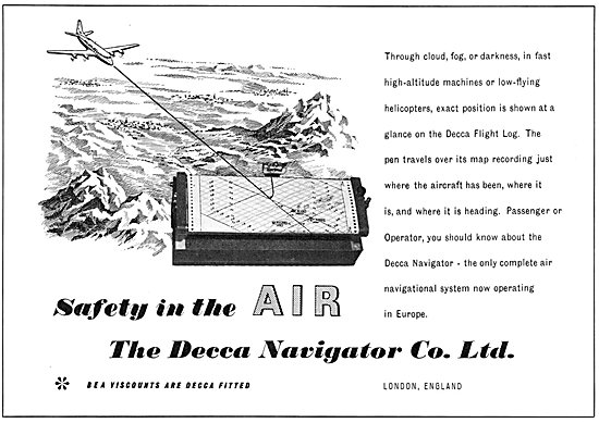 Decca Navigator Flight Log                                       