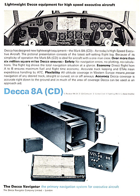  Decca Navigator. Decca Harco  Decca Doppler Omnitrac Flight Log 
