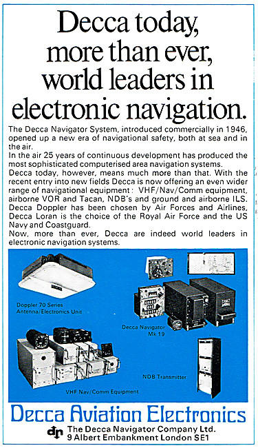 Decca Aviation Electronics - Decca Navigation Equipment          