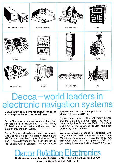 Decca Navigation Systems 1975                                    
