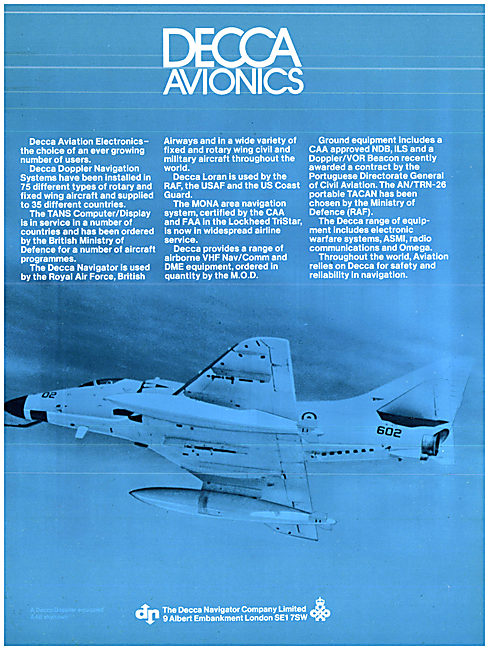 Decca Aviotion Electronics  1976                                 