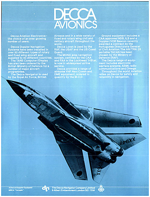 Decca Aviation Electronics - TANS Computer Display               