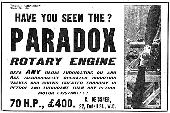 Have You Seen The Paradox Rotary Engines For Aeroplanes          