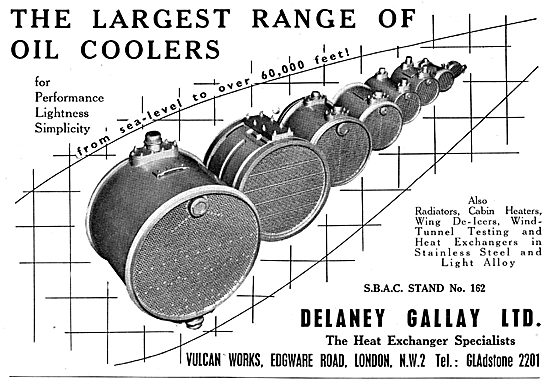 Delaney Gallay Aero Engine Oil Coolers                           