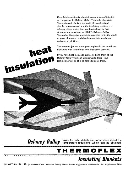 Delaney Gallay Thermoflex Insulating Blankets 1965               